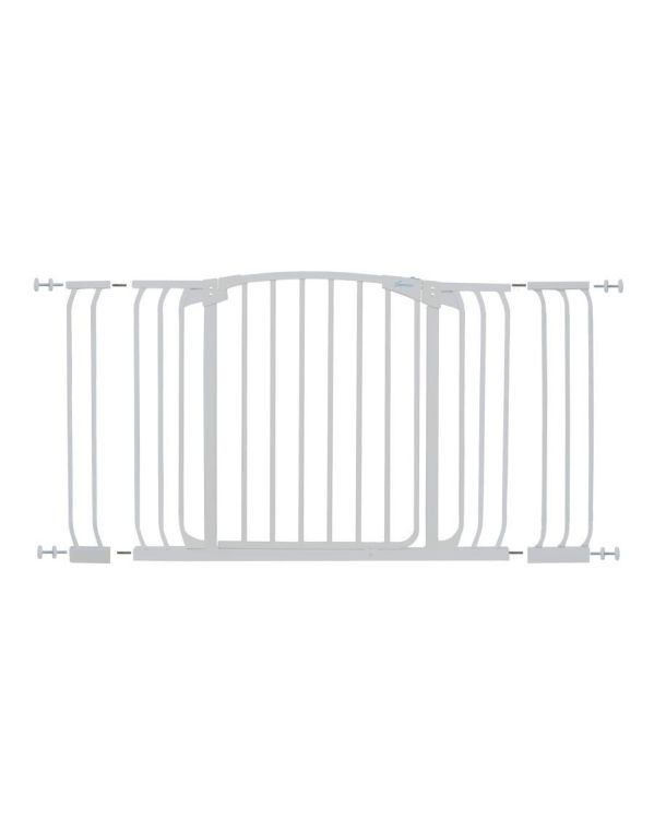 Dreambaby Extra Tall Stair Gate Swing Closed Black Safety Gate Pressure Fix 